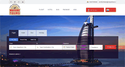 Desktop Screenshot of mayuritours.com