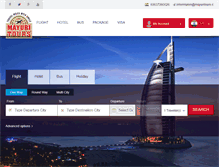 Tablet Screenshot of mayuritours.com